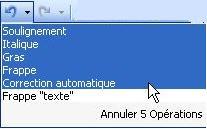 Outil Annuler ouvert Outil Annuler ouvert