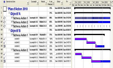 exemple de ms project 2010