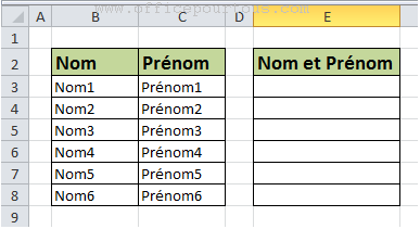 concatener deux fichier